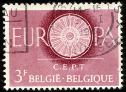 COB 1150- V 11 (o) Griffe De Couleur Traversant EUR - 1931-1960