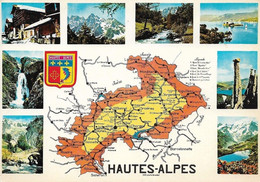 Carte Du Département Des Hautes Alpes (circulée) - Carte Geografiche