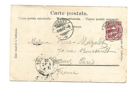 MORGES 1902 Nach PARIS - Otros & Sin Clasificación