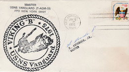 N°831 N -lettre (cover) Cachet Viking "B" 1975 -signature Master- - North  America