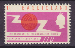 Basutoland 1965 Mi. 95   1p. ITU Internationale Fernmeldeunion MNH** - 1965-1966 Interne Autonomie