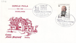 L-Luxembourg 1981 - Dudelange E. Mayrisch Philantrope (7.528) - Covers & Documents