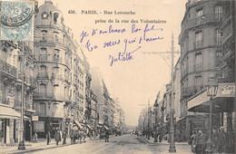 PARIS-75015- RUE LECOURBE PRISE DE LA RUE DES VOLONTAIRES - Paris (15)