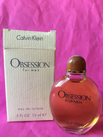 OBSESSION For Men De Calvin Klein  Miniature 15 Ml - Miniatures Hommes (avec Boite)