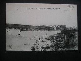 Kersaint(Finistere)-La Plage De Tremazan 1915 - Kersaint-Plabennec