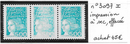 VARIETE N° 3097 Marianne Impression Très Dépouillée - Varietà: 2000-09 Nuovi