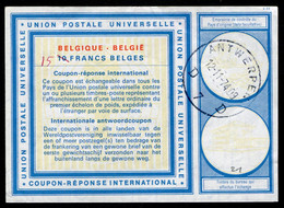 BELGIQUE  International Reply Coupon / Coupon Réponse International - Cupón-respuesta Internacionales