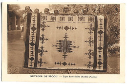 MALI - OUVROIR DE SEGOU - Tapis Haute Laine Et Carpettes Modèle Macina - Mali