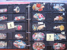 SCRAPS_MAP26 COLLECTION Anno 1880 à 1900 Litho Prints (count Yourself ) Die-cuts HANDS Greetings Flowers Fleurs - Fiori