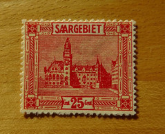 Saar, Michel 89, * - Gute Zähnung / Yvert 90, Neuf, Charnière / Scott 106 Hinged - Unused Stamps