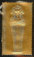 Mzm001 CINDERELLA KUNST CULTUUR TOETANCHAMON 23K GOLD STAMP TUTENKHAMUN SARCOFAAG ART STAFFA SCOTLAND 1981 PF/MNH - Cinderellas