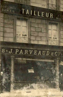 FRANCE - Carte Postale Photo - Une Devanture De Tailleur ( J. Parveaud Et Cie ), Photographe De Colombes - L 78764 - Magasins