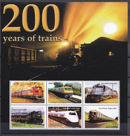 Dominica 2004 - Mi.Nr. 3590 - 3595 Kleinbogen - Postfrisch MNH - Eisenbahnen Railways - Trains