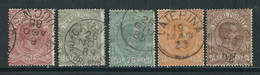ITALIE Colis-postaux N° 1 à 6 Obl.  Sauf N° 2 (N° 4 Dents Courtes Non Compté) - Postpaketten