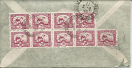 Indochine Lettre Du Cambodge De 1948 Pour La France Avec 9 N° 163 - Brieven En Documenten