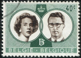COB 1169- V  4 (o) Fine Ligne De Couleur Sous Le Mot Belgique - 1931-1960