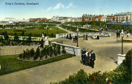 LANCS - SOUTHPORT - KINGS GARDENS 1914 La2875 - Southport