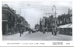 LANCS - SOUTHPORT - LONDON STREET C1908 REPRO - COLLECTORCARD RP  La2188 - Southport