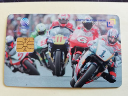 INDONESIA CHIPCARD 100  UNITS  MOTOR RACES         Fine Used Card   **3893 ** - Indonesien