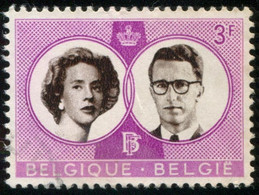 COB 1170-V  4 (o) Griffe Oblique Sur Le Front Du Roi - 1931-1960