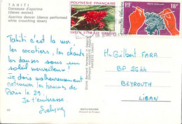 Polynésie Tahiti Jeune Fille - Storia Postale