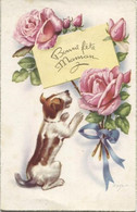 CPA - ILLUSTRATION ZSOLT - CHIEN Et Décor De Roses … - Edition M.D.Paris - Zsolt