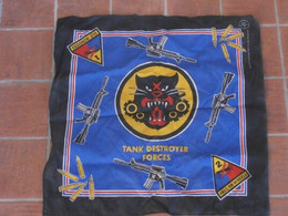 US ARMY 1ST/2ND ARMOURED DIVISION - TANK DESTROYER FORCE SCARF - Flags