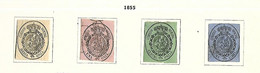 Espagne  Timbres De Service 1855  Cat Yt N° 5 à 8  N* MLH - Service