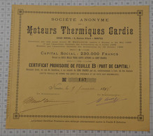 Sté Des Moteurs Thermiques Gardie à Nantes - Automobile