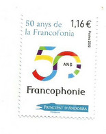 La Lengua Francesa: Organización Internacional De La Francophonie. 50 Aniversario, 2020, Cancelado,sello Nuevo ** - Unused Stamps