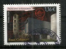 Espai Columba.Museo De Los Frescos De La Iglesia Románica De Santa Coloma, Año 2020. Sello Cancelado. AND.FR - Used Stamps