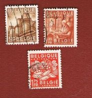 BELGIO (BELGIUM)   - SG 1217.1221   -   1948 NATIONAL INDUSTRIES   - USED - Used Stamps