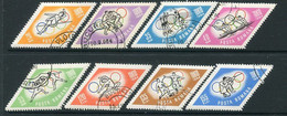 ROMANIA 1964 Tokyo Olympic Games Perforated Used.  Michel 2309-16 - Usati