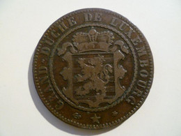 Pièce De Monnaie / 10 Centimes 1865 Grand Duché De Luxembourg A. Barth - Peru