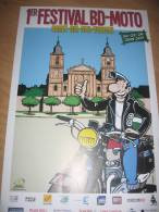 Affiche MARGERIN Frank Festival BD Moto Saint Dié Des Vosges 2011 - Affiches & Offsets