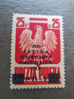 1947, MI 452, INVERTED OVERPRINT,  MNH   WITH GUM - Errors & Oddities