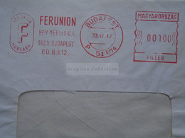 AD033.80  Hungary -  EMA METER FREISTEMPEL  - FERUNION  1973 - Machine Labels [ATM]