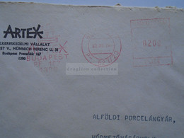 AD033.90  Hungary -  EMA METER FREISTEMPEL  - ARTEX     Budapest   1982 - Viñetas De Franqueo [ATM]