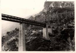 Venaco * Le Viaduc Sur Le Vecchio * Pont Eiffel * Ligne Chemin De Fer Haute Corse 2B * Photo Ancienne - Autres & Non Classés