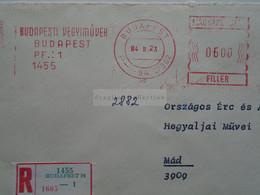 AD033.93  Hungary -  EMA METER FREISTEMPEL  -  Budapesti Vegyiművek  Budapest   1984 - Timbres De Distributeurs [ATM]