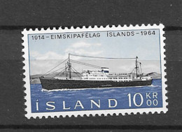 1964 MNH Iceland, Island, Mi 377 - Ungebraucht