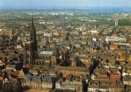 GF-STRASBOURG-STRASSBURG-67-Bas-Rhin-Vue D'Avion Aérienne- La Cathédrale  - GRAND FORMAT - - Strasbourg