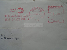 AD033.102  Hungary -  EMA METER FREISTEMPEL  -SZÁMOK -Számítástechnikai Okt. Közp.   Budapest   1980 - Automaatzegels [ATM]