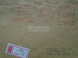 AD033.103  Hungary -  EMA METER FREISTEMPEL  -GSZV Gép és Szerszámértéksesítő Vállalat   Budapest   1983 - Timbres De Distributeurs [ATM]