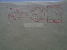 AD033.112  Hungary -  EMA METER FREISTEMPEL   - MŰSZAKI ÉS TERM.TUD. EGY. SZÖV.  1980 - Machine Labels [ATM]
