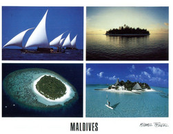 (X 9) Maldives - Posted To France - With Stamp - Maldivas