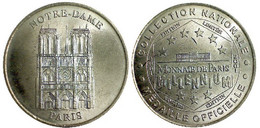 04265 GETTONE JETON TOKEN TOURISTIC MDP 2001 NOTRE DAME  PARIS FACE SIMPLE - 2001