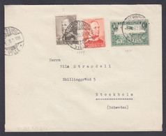 1939. LUXEMBOURG. Cover With 50 C. AIR MAIL + 50 C + 75 C Guillaume  From LUXEMBOURG ... (Michel 250+) - JF368641 - Lettres & Documents