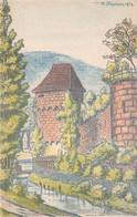 WEISSENBURG-Wissembourg-67-Bas-Rhin-Poudrière Près Du Marais-Dessin-Dessinée-Illustrateur M. Stephan 1914 - Wissembourg