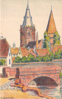 WEISSENBURG-Wissembourg-67-Bas-Rhin-Pont Du Marais-Dessin-Dessinée-Illustrateur M. Stephan 1914 - Wissembourg